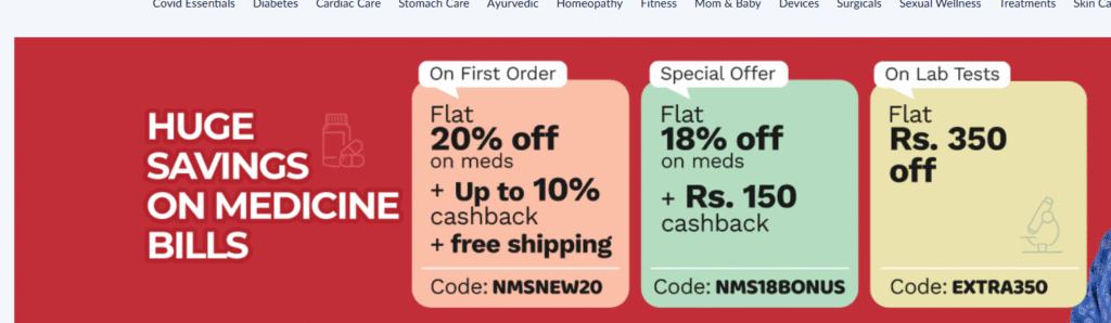 Netmeds Coupon Codes