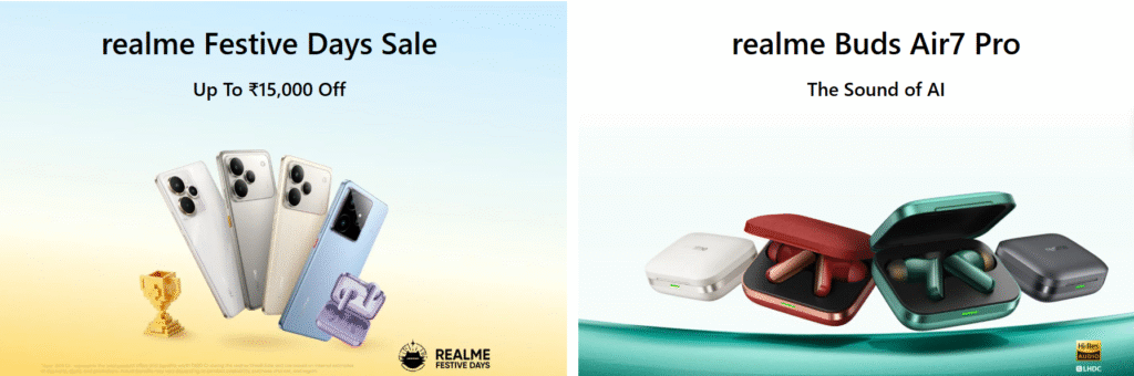 realme coupon codes - festive season