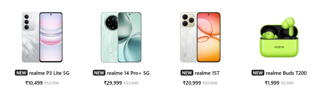 realme new launches