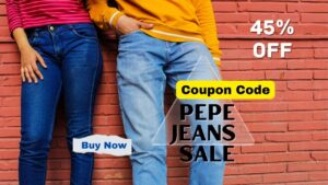 Pepe Jeans Coupon Codes- 45% Discount & Free Shipping