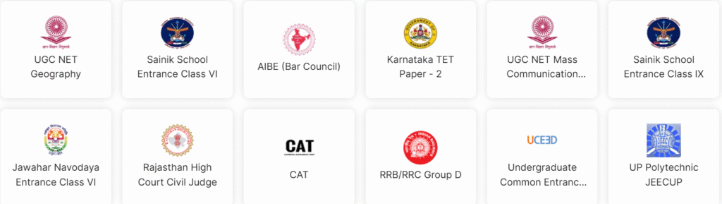 Trending Exams Available on EduGorilla