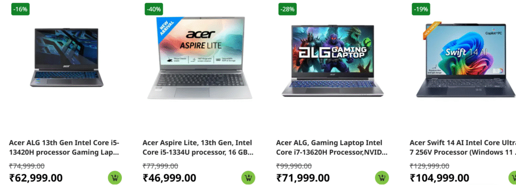 Acer Discount Code First Order
