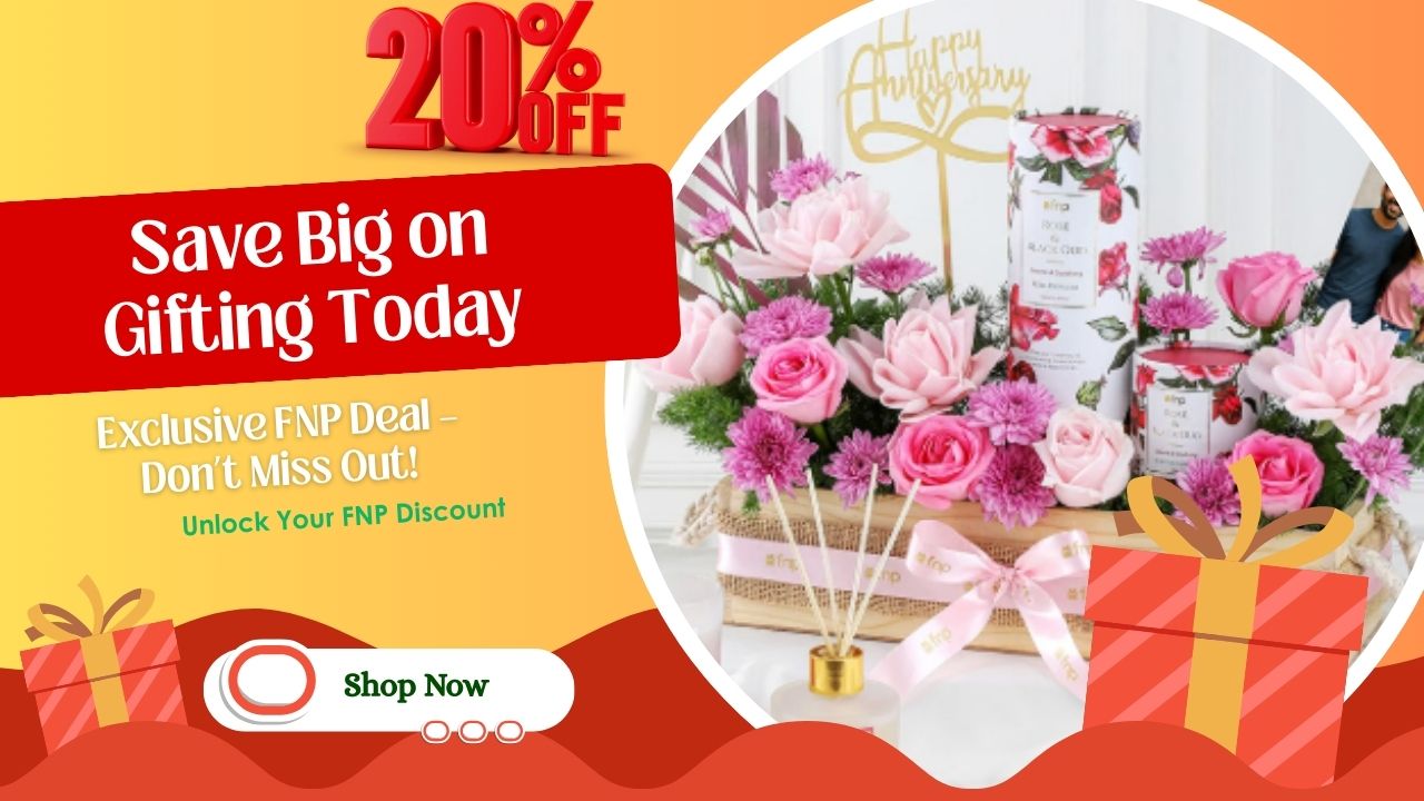 Ferns and Petals Coupon Code Flat 20% Off on All Gifts